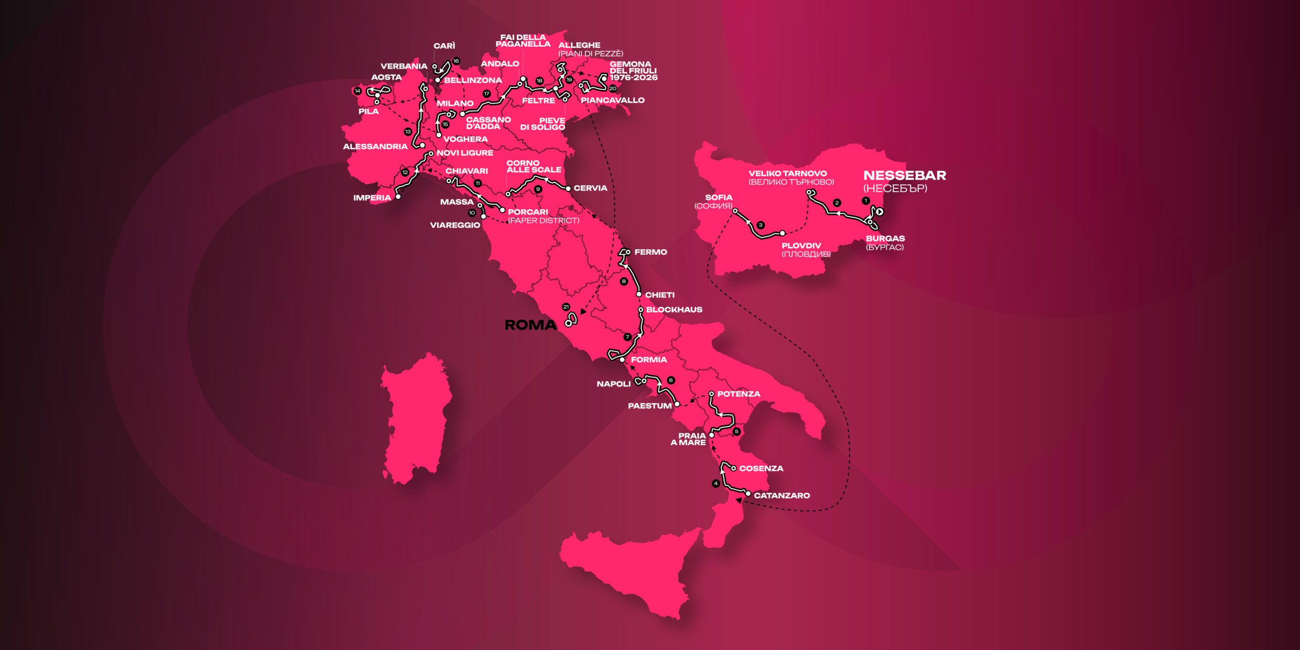 Giro d’Italia 2026: conto alla rovescia per la Corsa Rosa